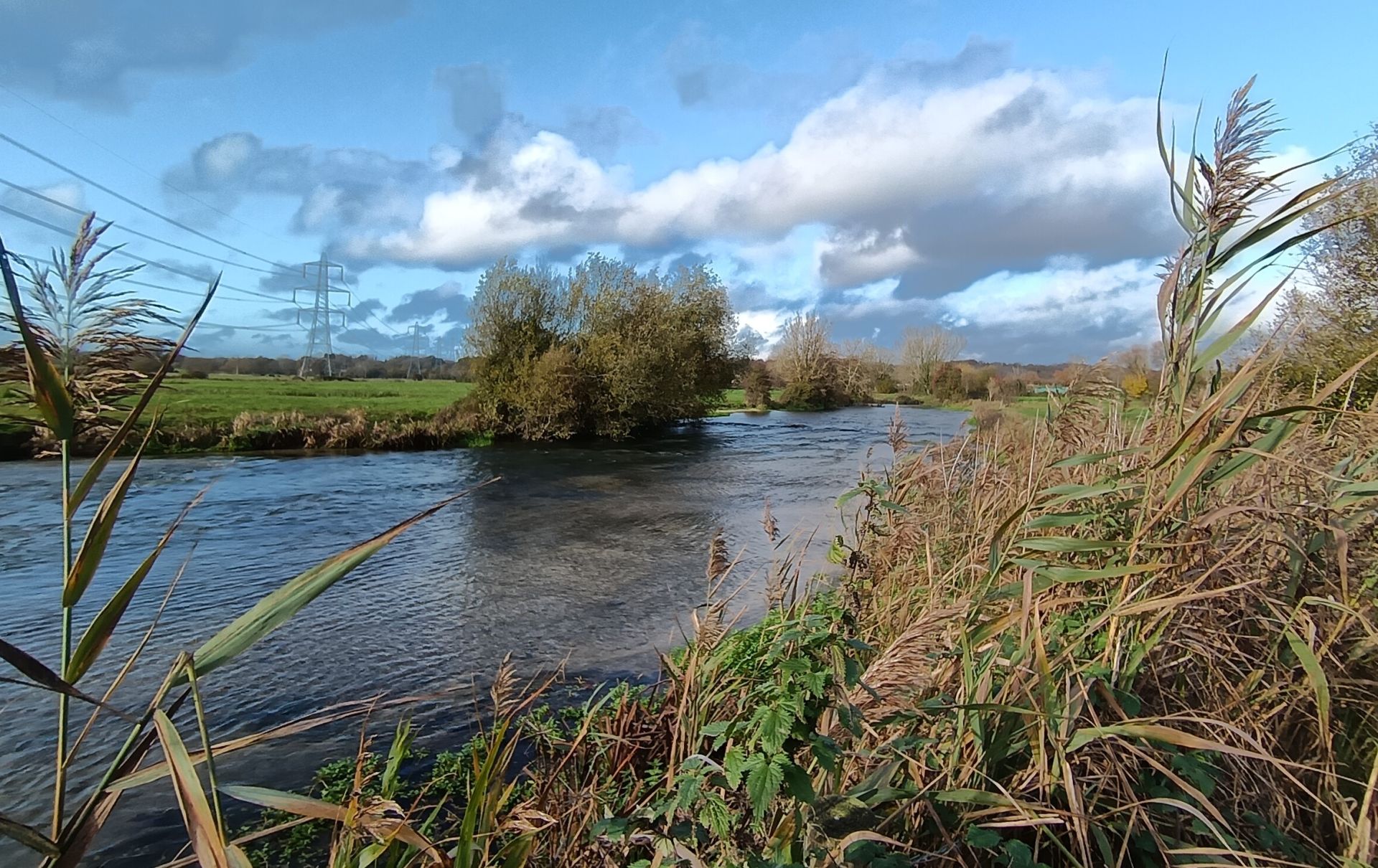 Itchen at Highbridge on a November day